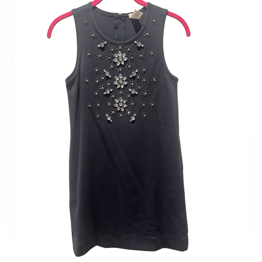 J.CREW Girls Adelaide Jeweled Shift Dress